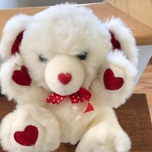 Be My Valentine White Teddy Bear